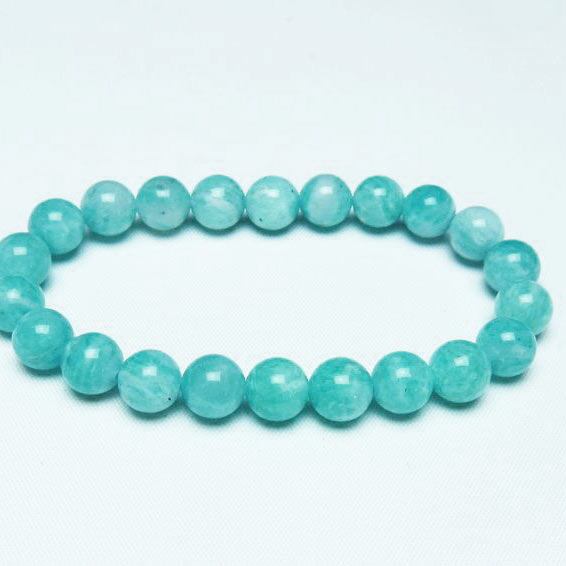 アマゾナイト ブレスレット 9mm 一点物 メール便可 [M便 1/10] 111-47685