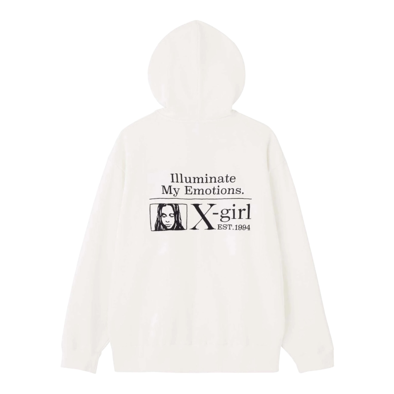 【X-girl】MY EMOTIONS ZIP UP SWEAT HOODIE 【エックスガール】