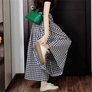 【送料無料】 パンツ ボトム 3色 ガウチョ ロング マキシ ポケット ハイウエスト 薄手生地 かわいい 大人可愛い 大人女子 綺麗 シンプル カジュアル 大人 おしゃれ お洒落 こなれ感 ラフ コンサバ 着痩せ ヘルシー 夏 20代 30代 40代 レディース 女性 お出かけ 休日 お茶会 アウトドア 着回し 普段使い オルチャン 韓国系 ファッション ギンガムチェック スタイル 楽ちん 体型カバー プチプラ 定番 デイリーユース オーバーシルエット