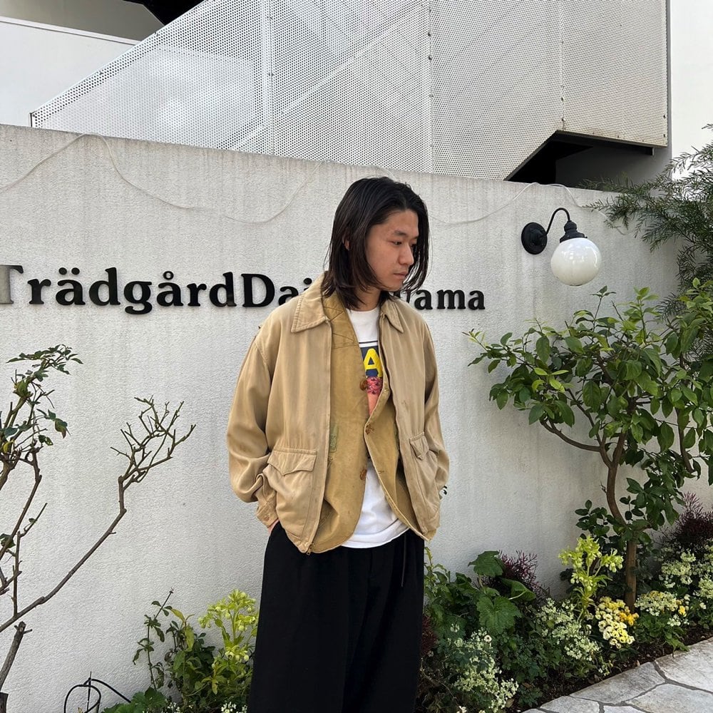 BANTAMAC] Vintage Rayon Gabardine Jacket [1960s-] Vintage Rayon