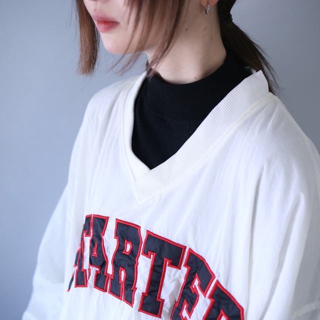 "STARTER " XXXL super over silhouette nylon pullover