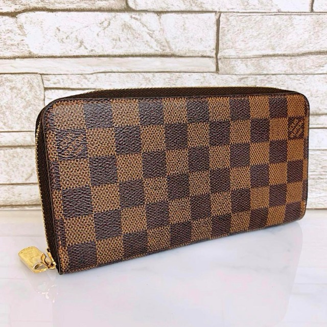LOUIS VUITTON ジッピーウォレット LVダミエ長財布 ヴィトン財布