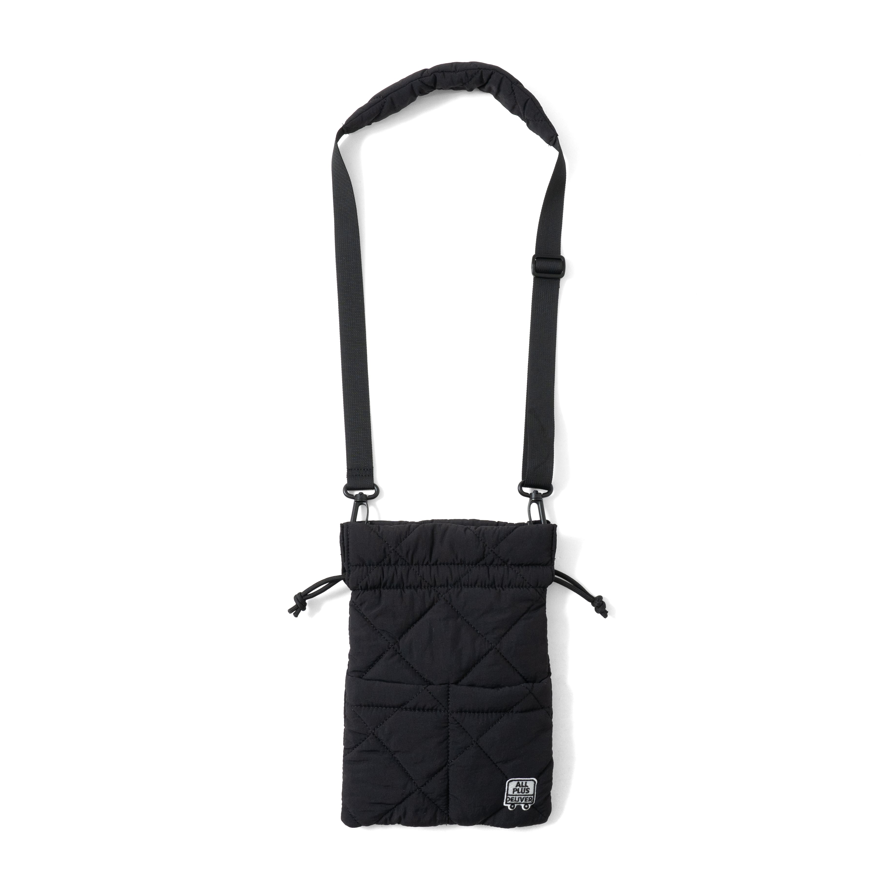 ALPSDR QUILTED SHOULDER BAG / BLACK