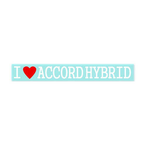 【Fproducts】アイラブステッカー/ACCORD HYBRID/アイラブ アコードハイブリッド