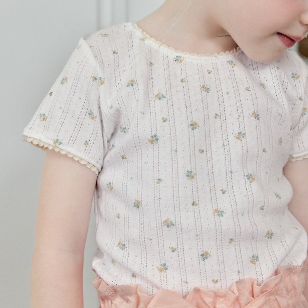 【予約】Pincot Short Sleeve T-shirt /Roa