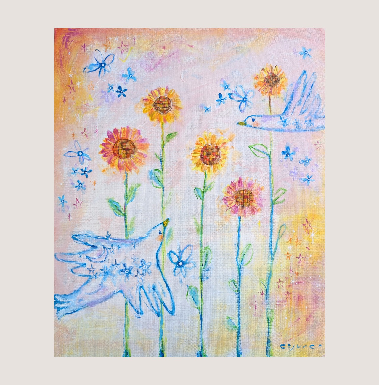 セット【鳥のLetter】＋【卓上】