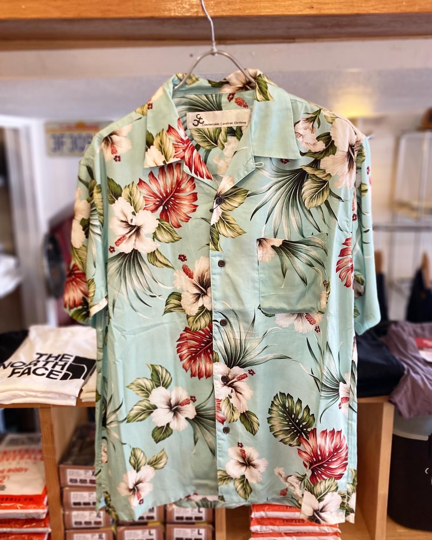 縮緬総柄オープンシャツ Native Gang Family NGF42-1481 アロハシャツ