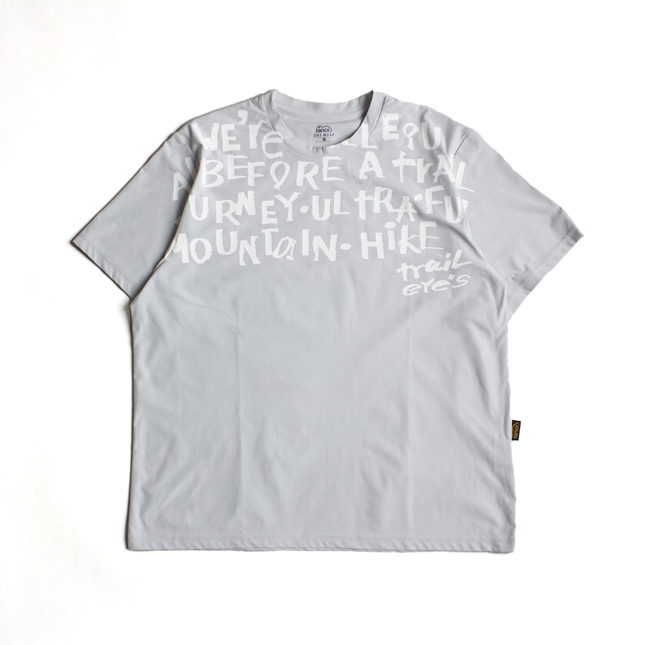 ranor(ラナー)BIG HANDLOGO T -LIGHT GRAY メンズ・レディース ランニングTシャツ