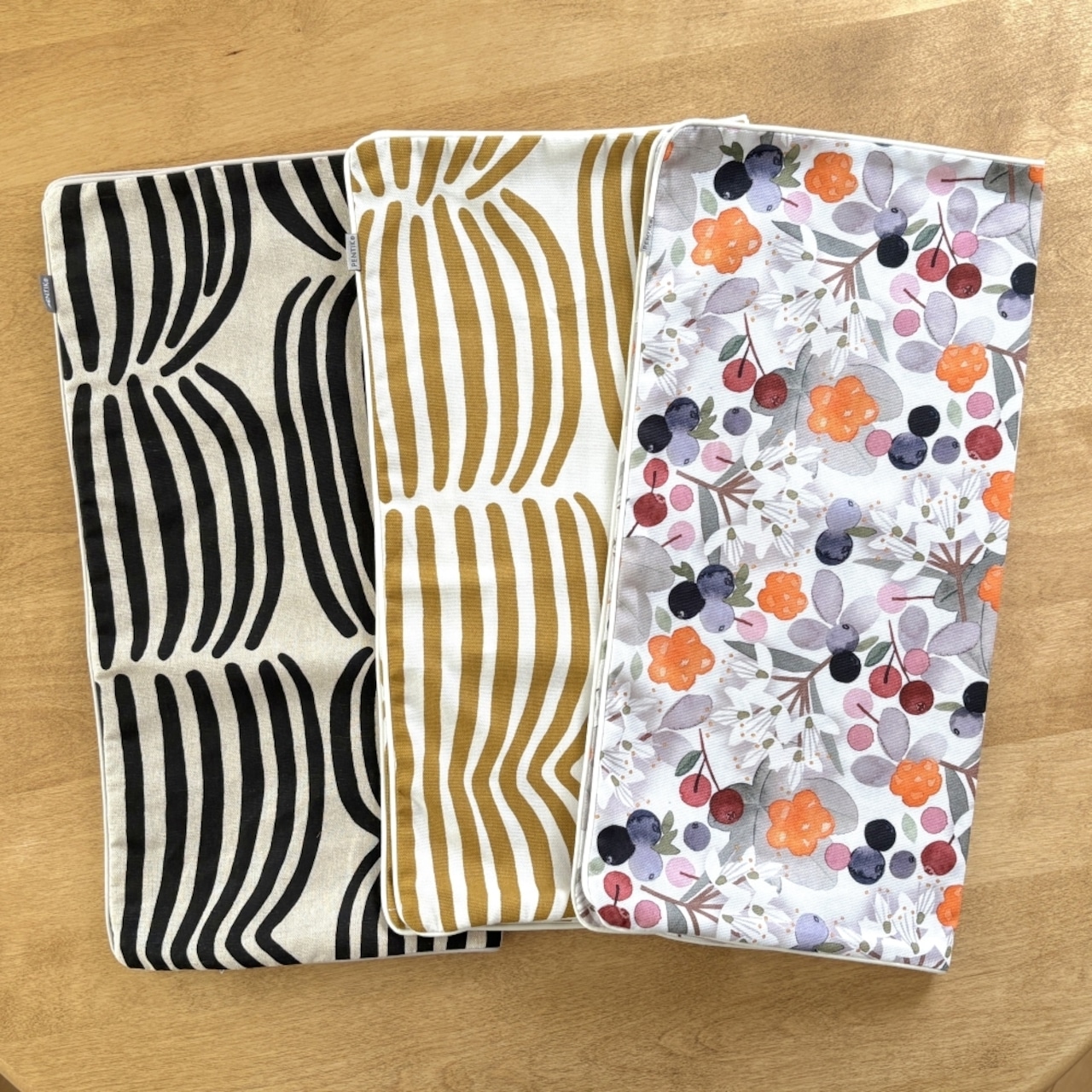 【PENTIK】 Vilja Cushion Cover(ヴィリヤ クッション カバー) ブラウン 45×45cm