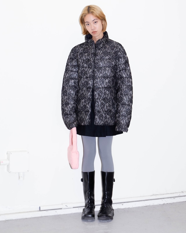 2000s ARMANI -  laced shell puffer jacket