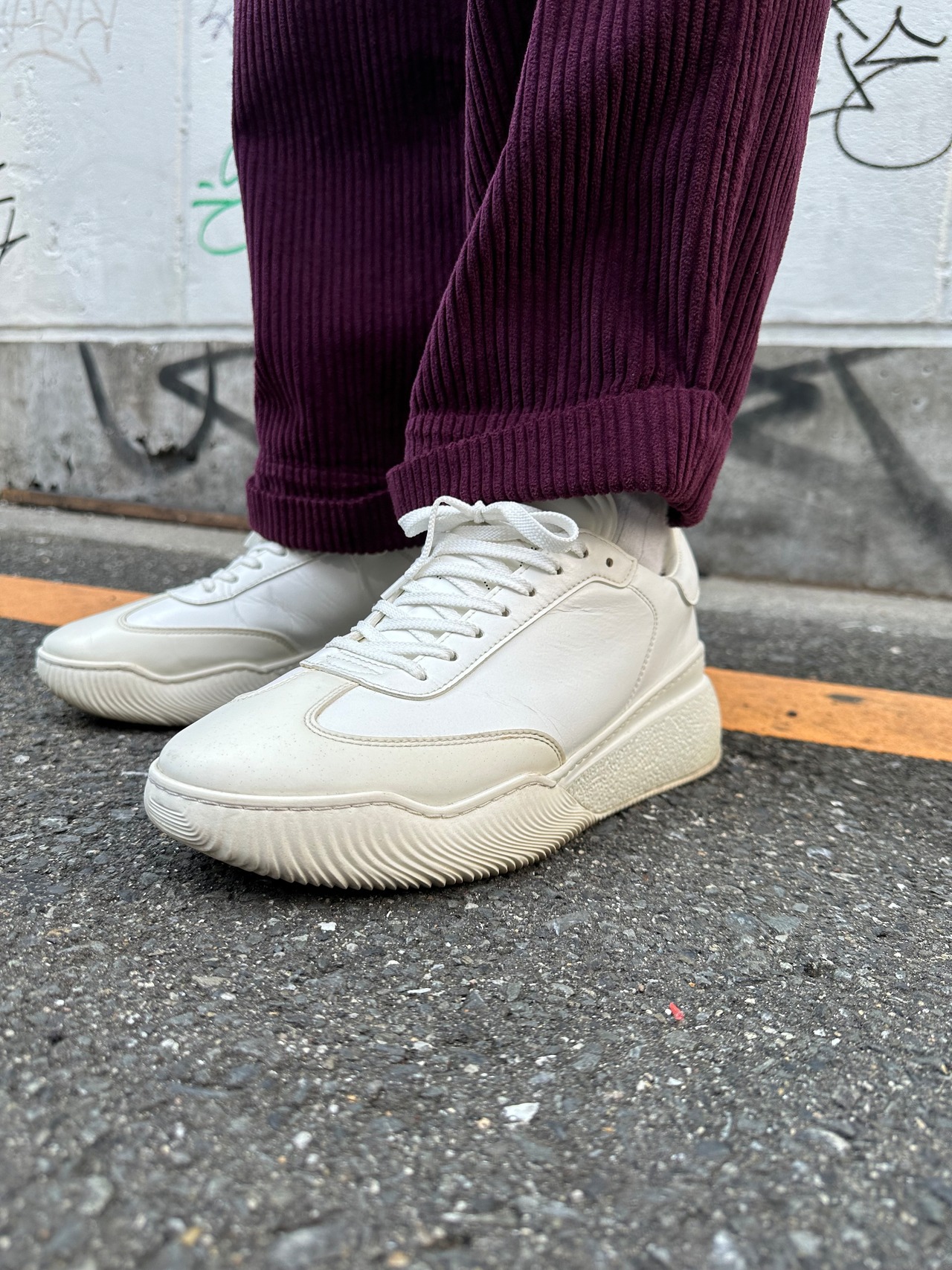 【SET】corduroy pants✖️sneakers