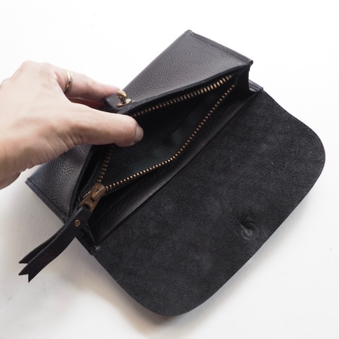 :octavus   Long Wallet - aruco 09 BL / 長財布 ブラック