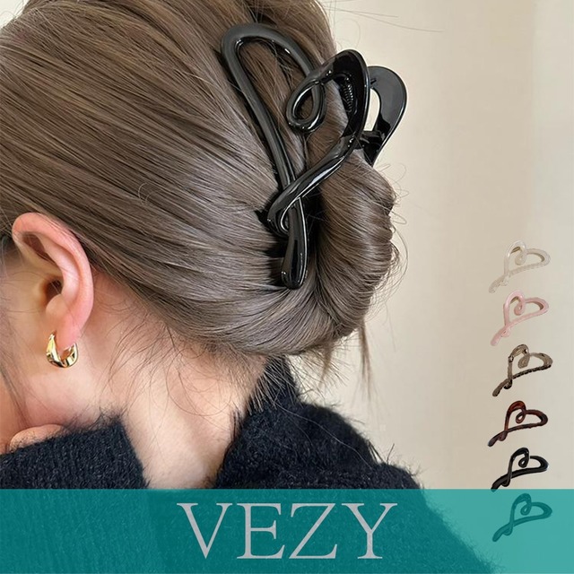 バンスクリップ 大きめ ヘアクリップ ヘアアレンジ 髪留め 髪飾り まとめ髪 おしゃれ 大人 可愛い オフイスカジュアル 誕生日 プレゼント ヘアアクセサリー  VEZY ベジー  ItemNo.【23408761】