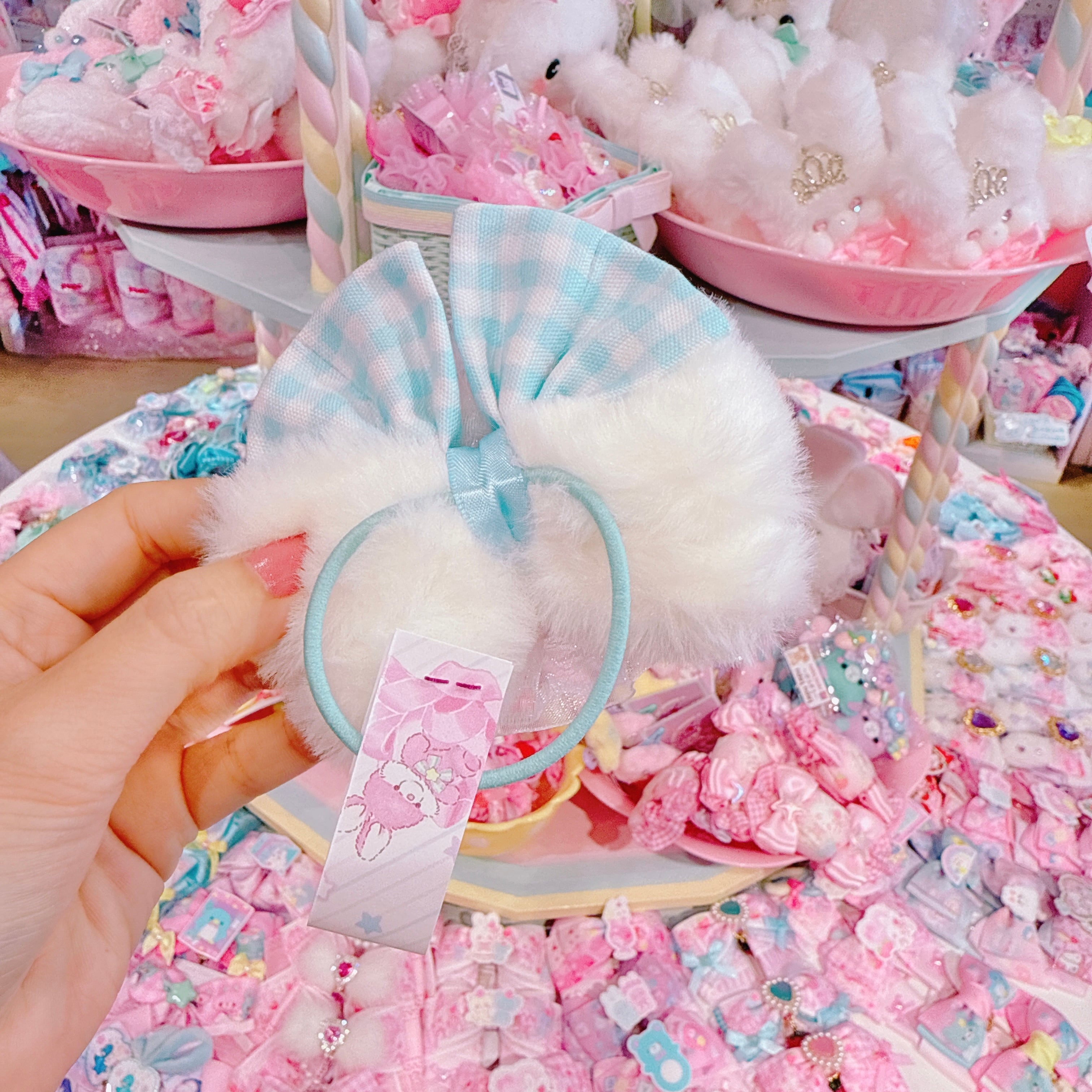 【C7】34-20ファーヘアゴム