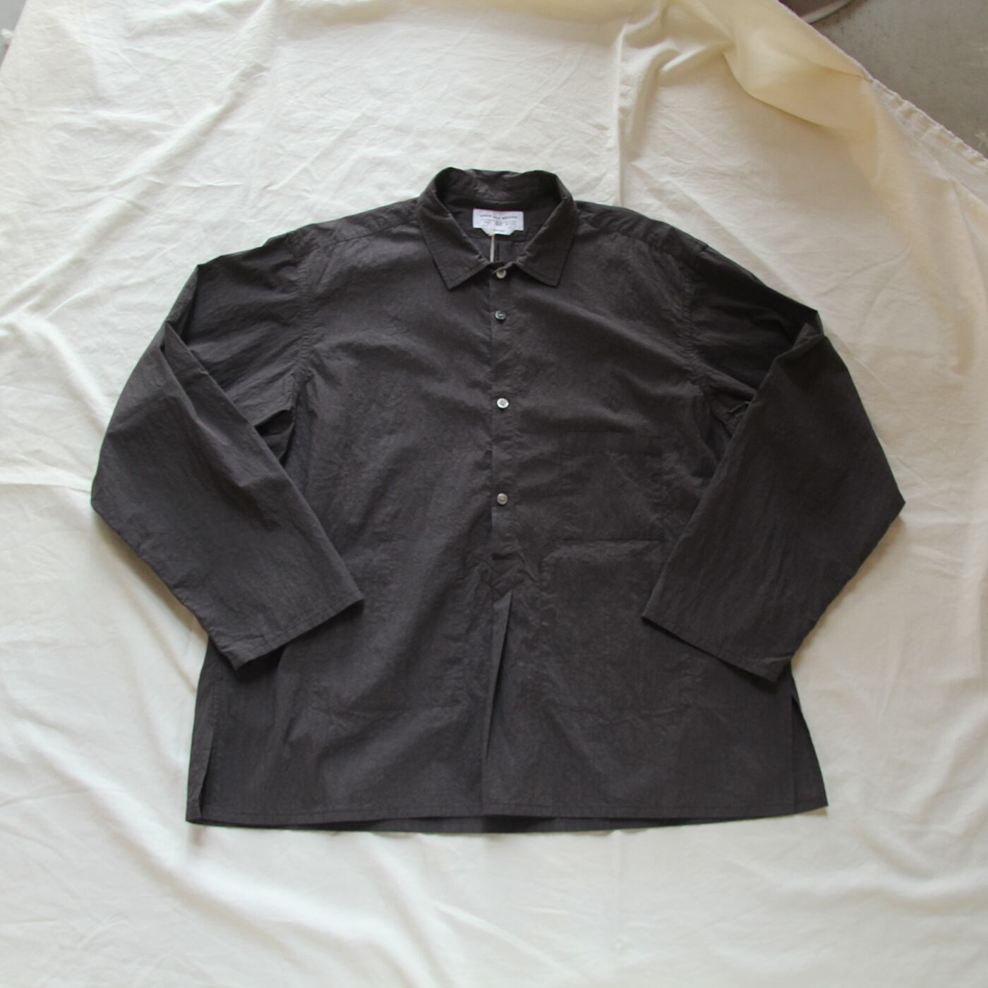 ENDS and MEANS/エンズアンドミーンズ Nizza L/S Shirts (Charcoal