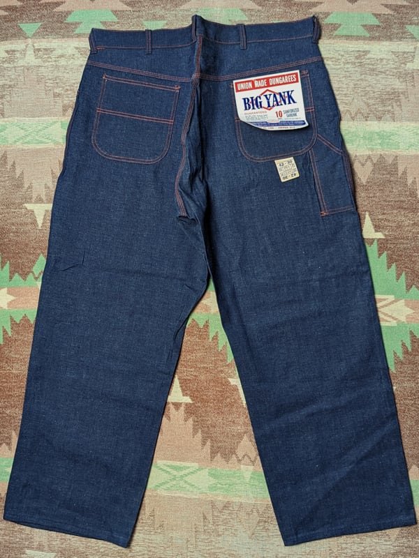 50s BIG YANK Denim Work Pants （W42） DEAD-STOCK | Wonder Wear 