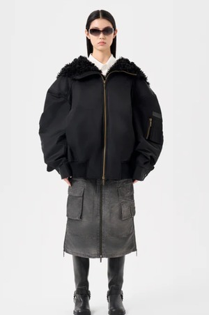 【25AW】Feng Chen Wang フェンチェンワン / Nylon Oversized Padded Jacket