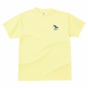 ドライTシャツ ライトイエロー 左胸 [青ユニコーン][どや][Doyars]