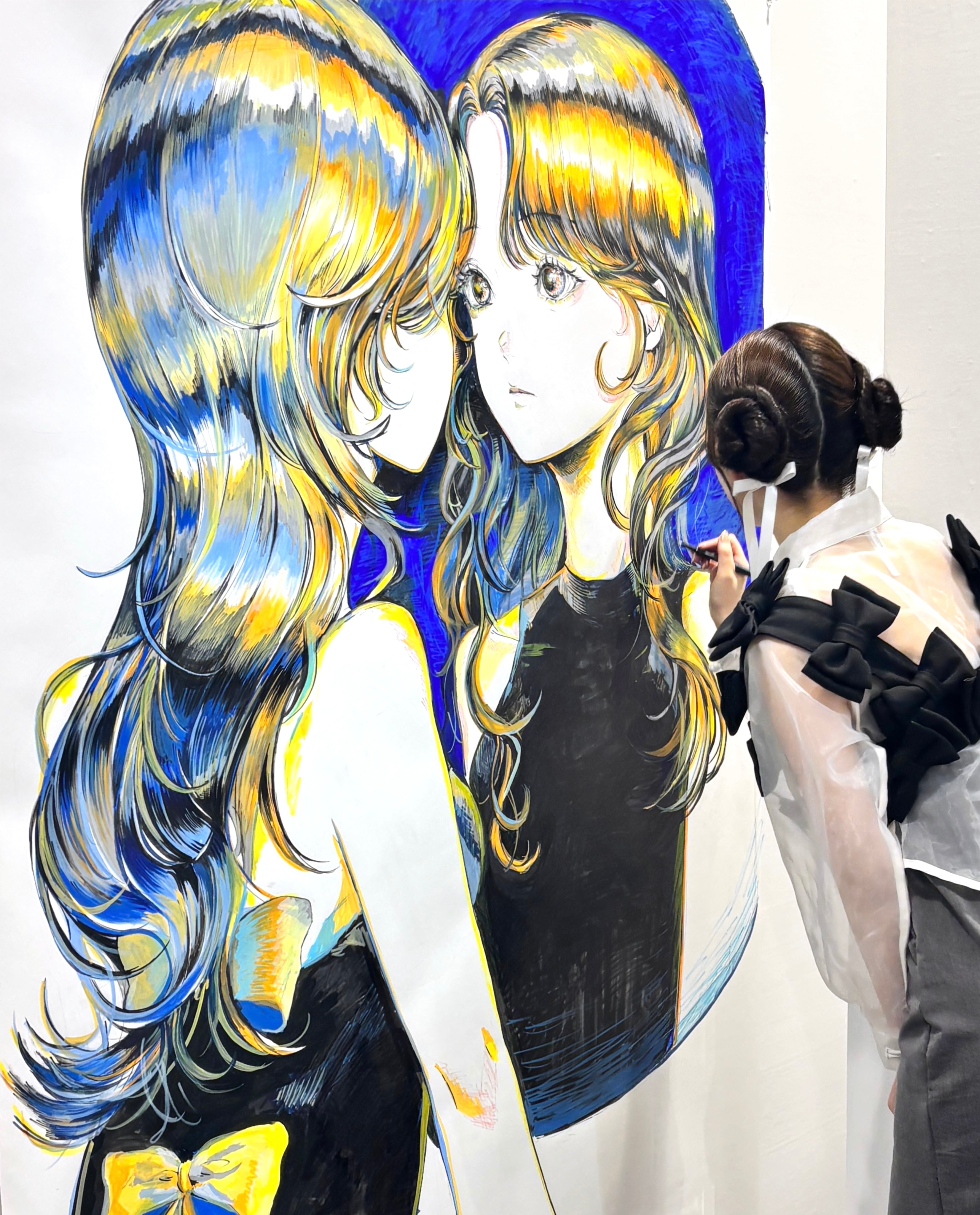 原画】「wall」Original drawing 国内配送限定 | ケビンばやし