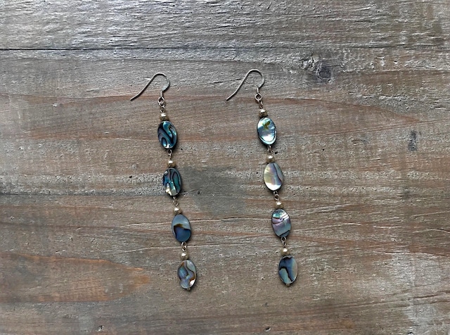 【14kgf】Abalone shell earrings