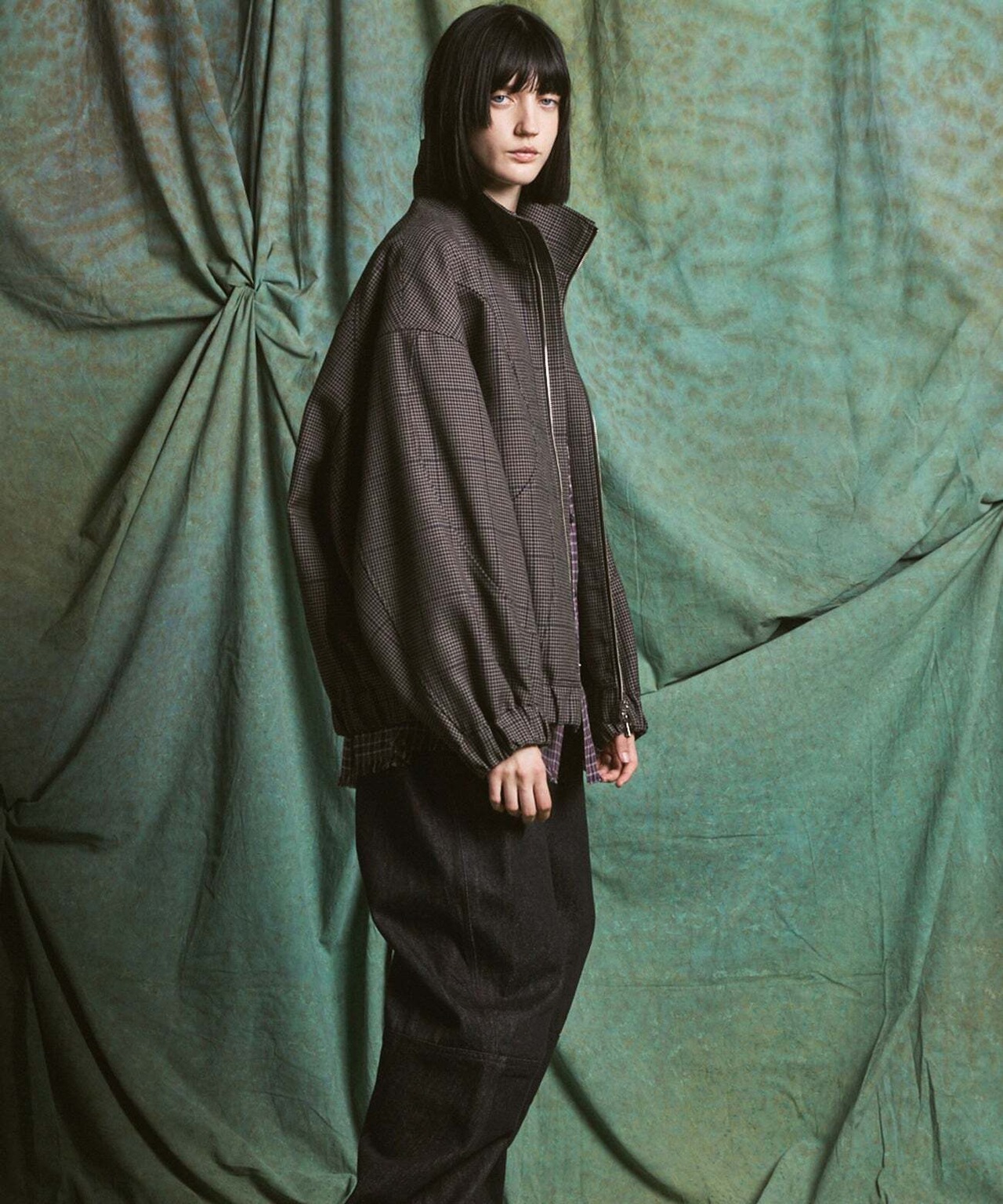 【26AW | MEN】MAISON SPECIAL メゾンスペシャル / プライムオーバーカーブ切り替えスタンドブルゾン  / 11262211502 - 4