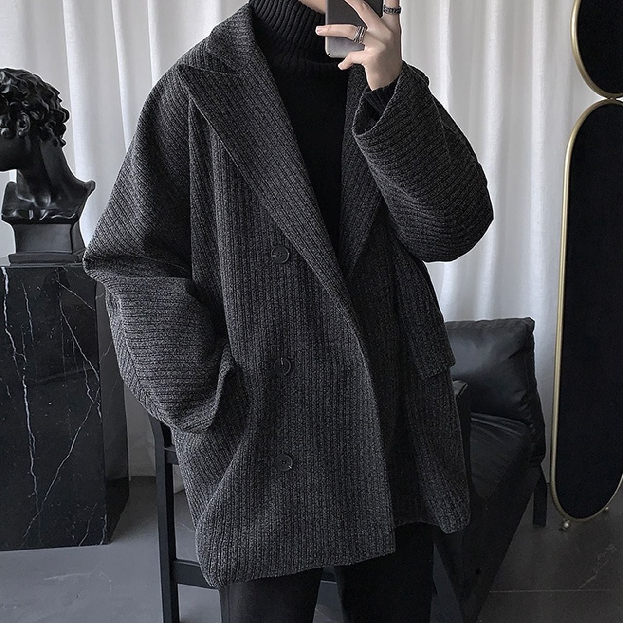 Mid-length trench coat(MT1290)