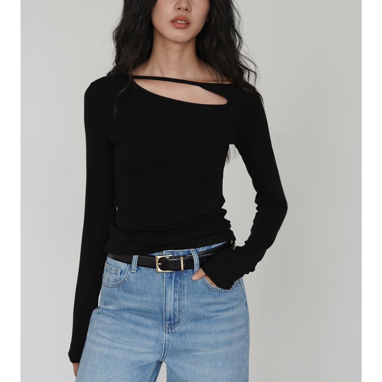 cut out slim cutsew k-0119