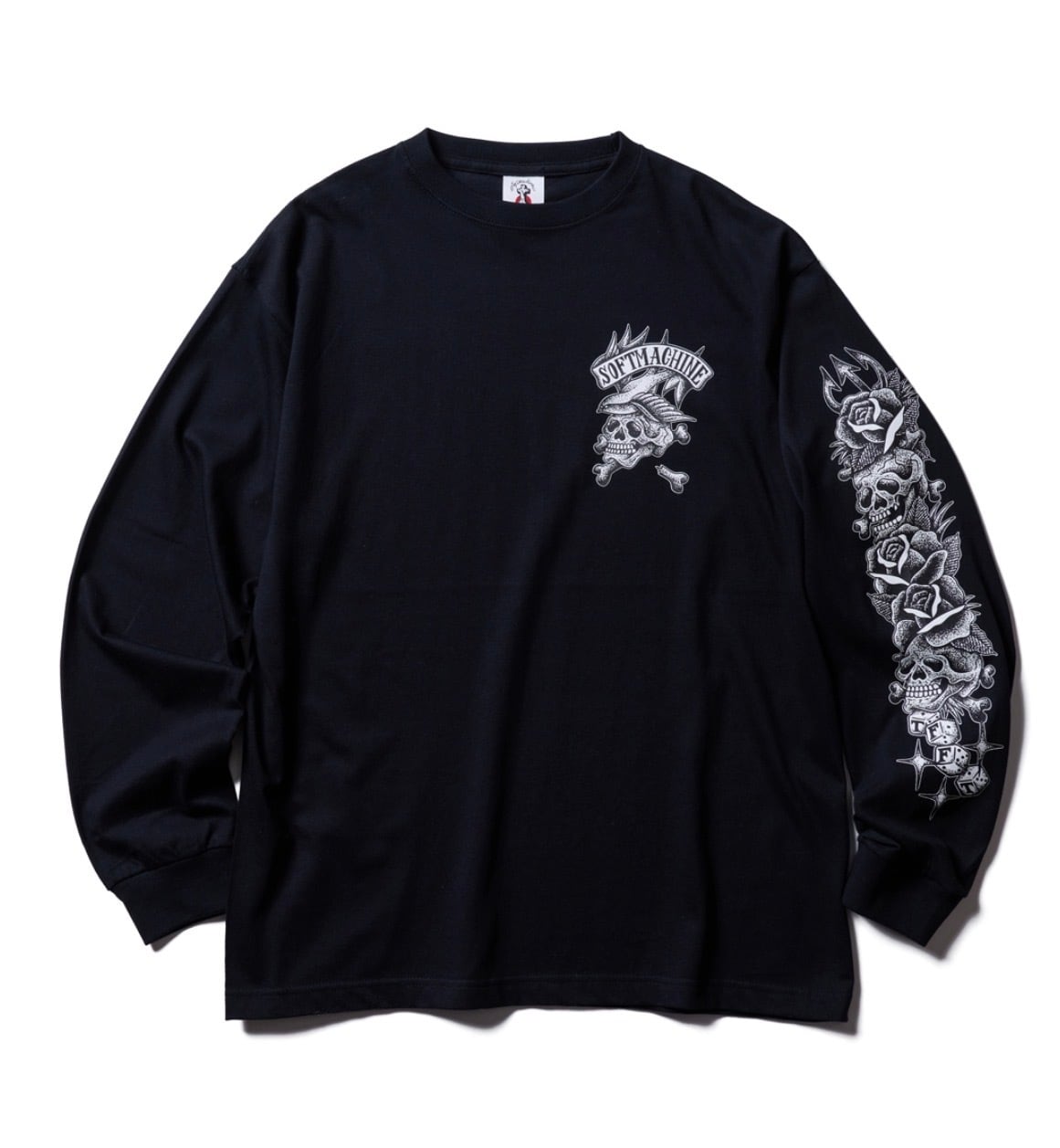 Softmachine】ソフトマシーン SCRAWL SHIRTS L/S (WHITE) メンズ長袖
