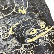 【tshirts196】Lsize KIMONO PRINT T-SHIRTS white
