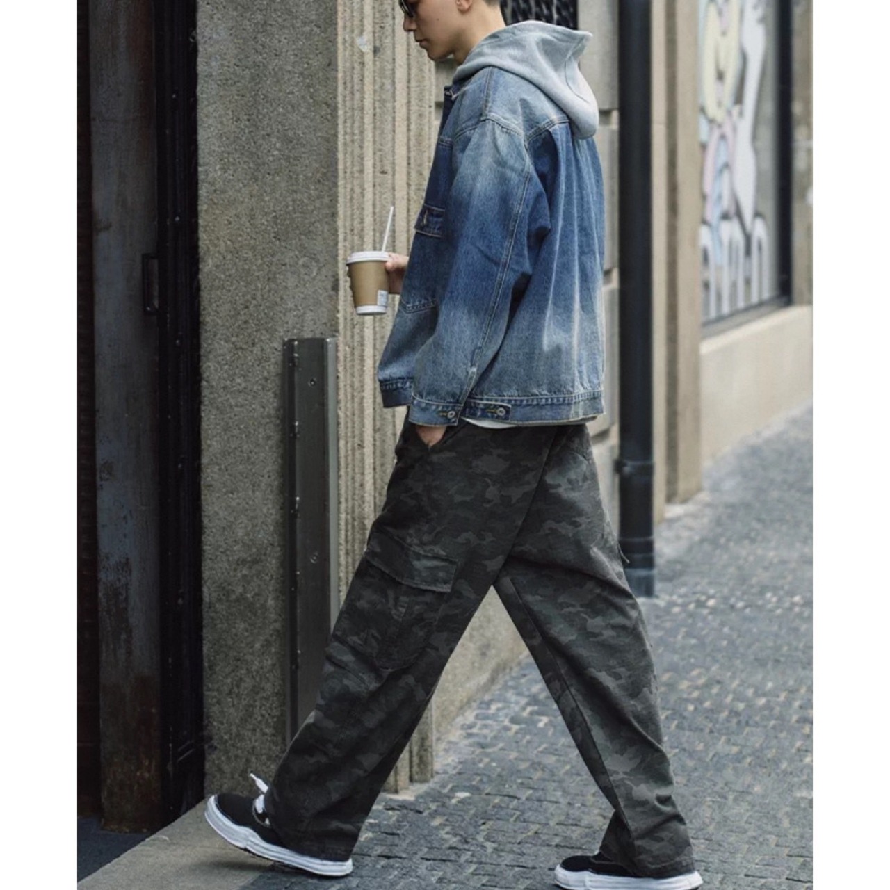 Vintage wash denim jacket 1523 - 7