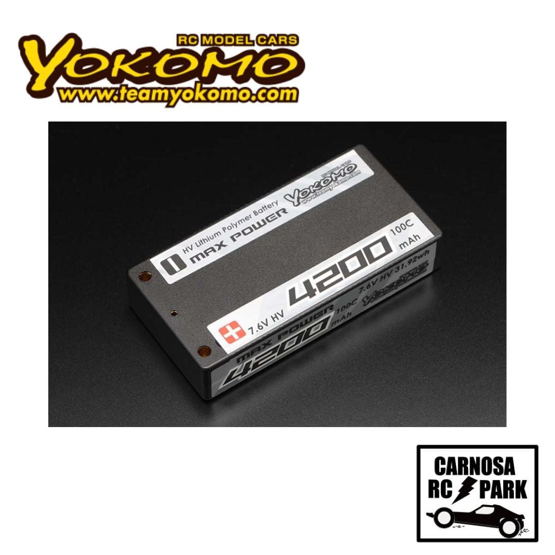 YOKOMO ヨコモ】HV Li-poバッテリー 4200mAh/7.6V 100C［YB-V242HB 
