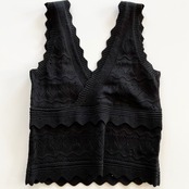 レースキャミソール black