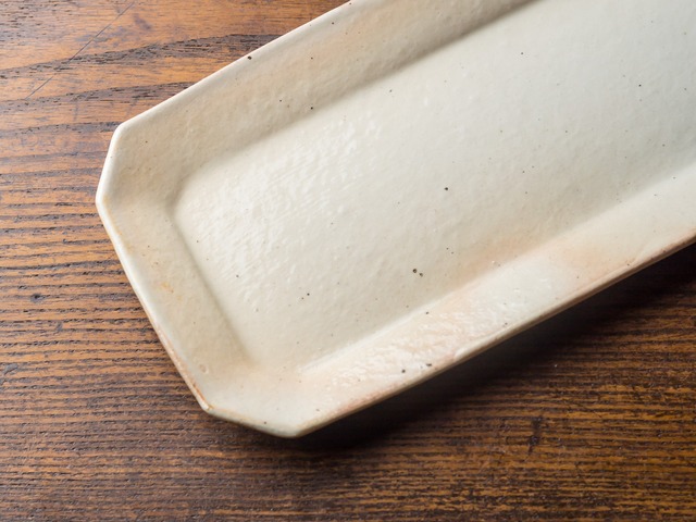 鉄散八角長皿 （魚皿・長角皿）／古谷 浩一