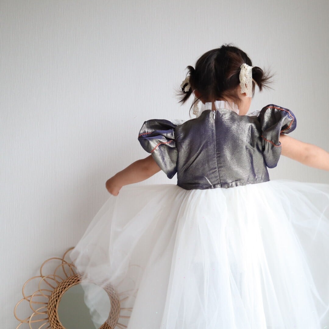 白雪姫ドレス ワンピース 韓国子供服 長袖 120 - フォーマル・ドレス