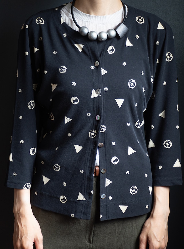 "Monégal" used Crew-neck cardigan