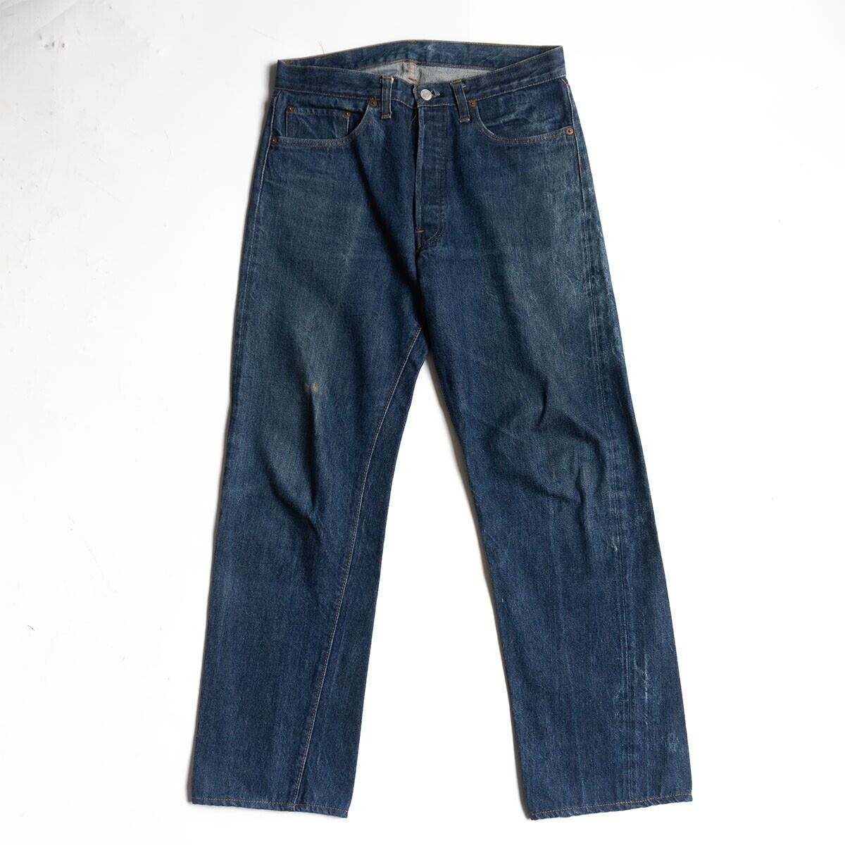 B*y様 超破格　60s 70s levi's 66前期　スモールe 赤耳 雰囲気抜群/70s】 LEVI'S 【1501 0117 66前期 赤耳 デニムパンツ】33