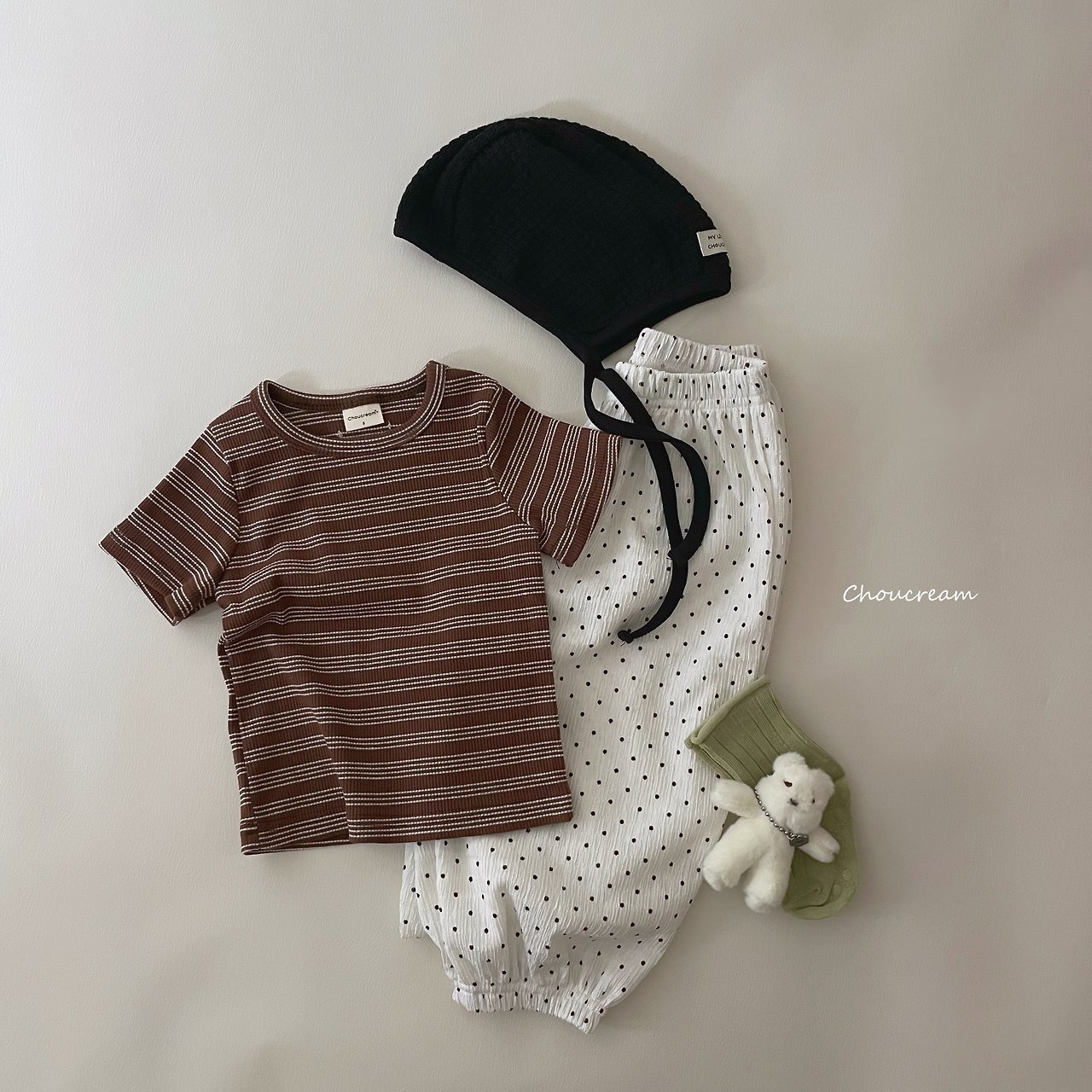 [choucream] Slim striped tee / [슈크림] 슬림단가라티