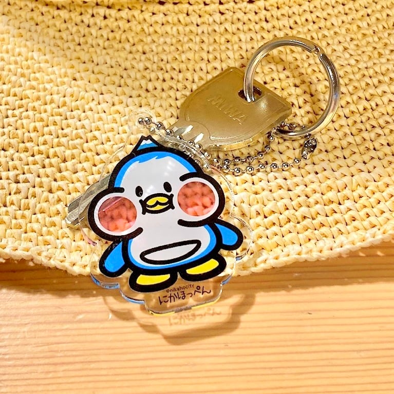 のんほいパーク　コラボ　アクリルキーホルダー図鑑　+ステッカー にかほっぺんアクリルキーホルダー | ITAGAKI STUDIO BASE SHOP