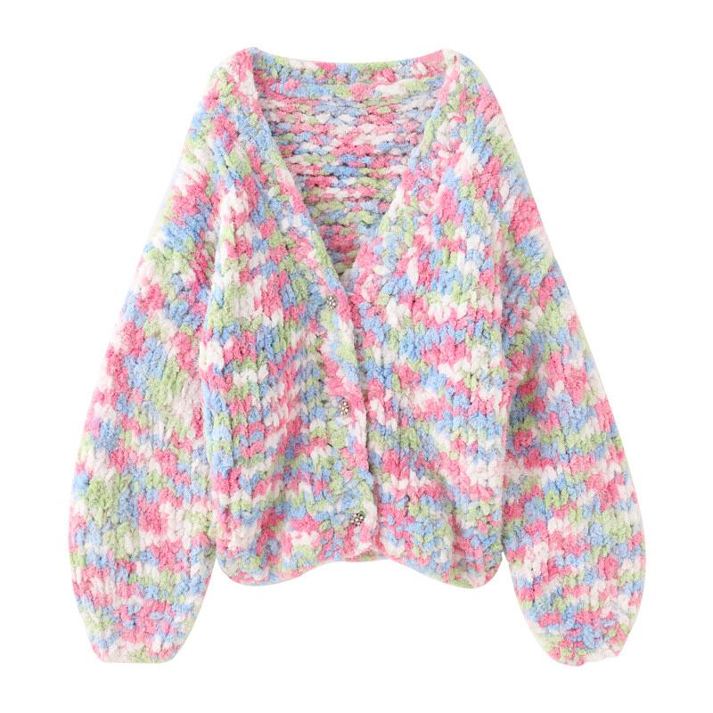 Pastel Mix Soft Cloud Cardigan S0140