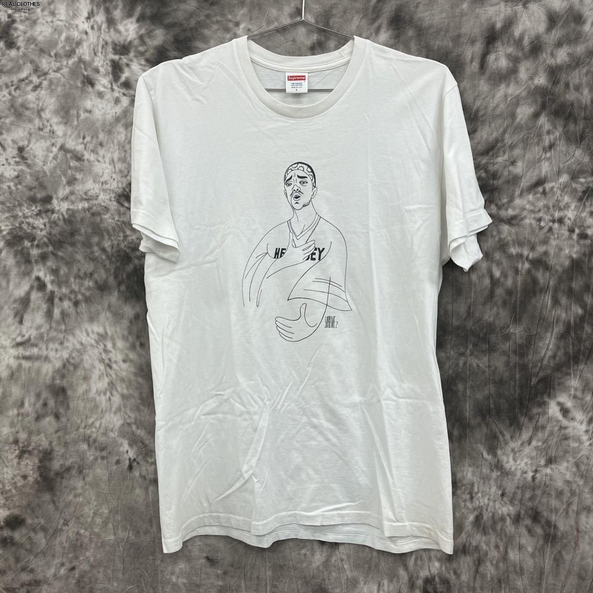 L Supreme buju banton tee シュプリーム grey