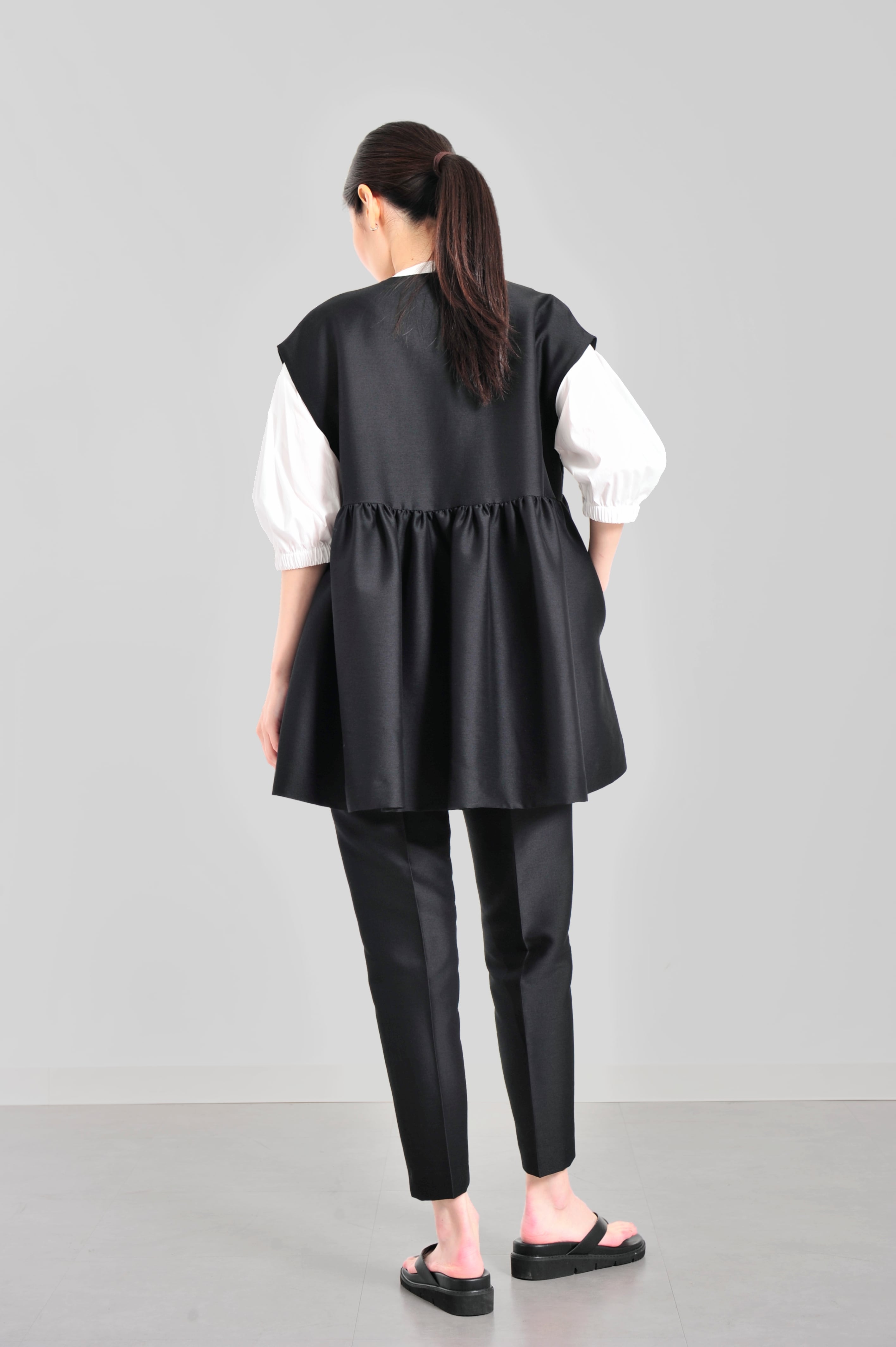 Flying Cross リネンギャザージレ リネンギャザージレ | FlyingCross