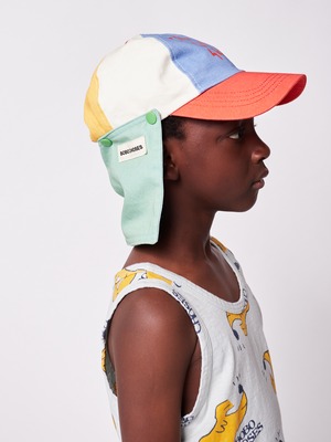 【入荷済】［22SS］bobochoses（ボボショセス)Color Block protection cap  帽子　キャップ