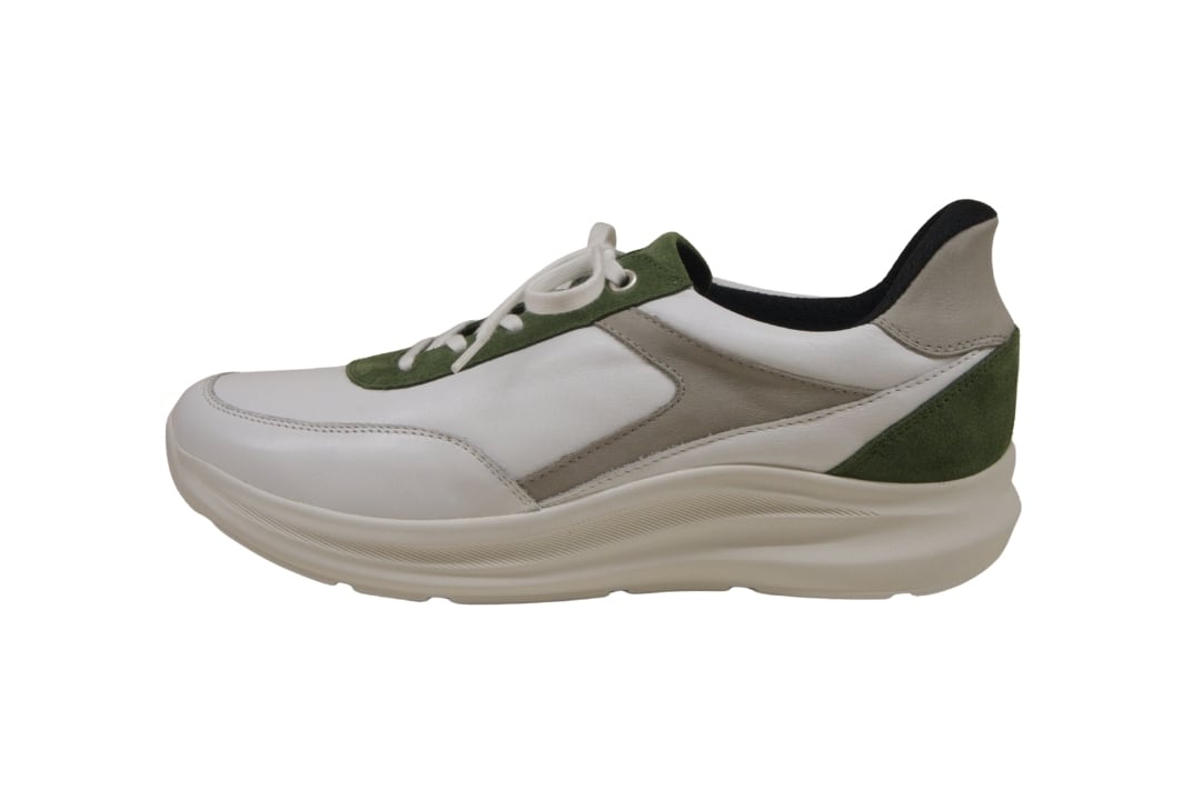 9382 ホワイト+ライトグレー+オリーブ