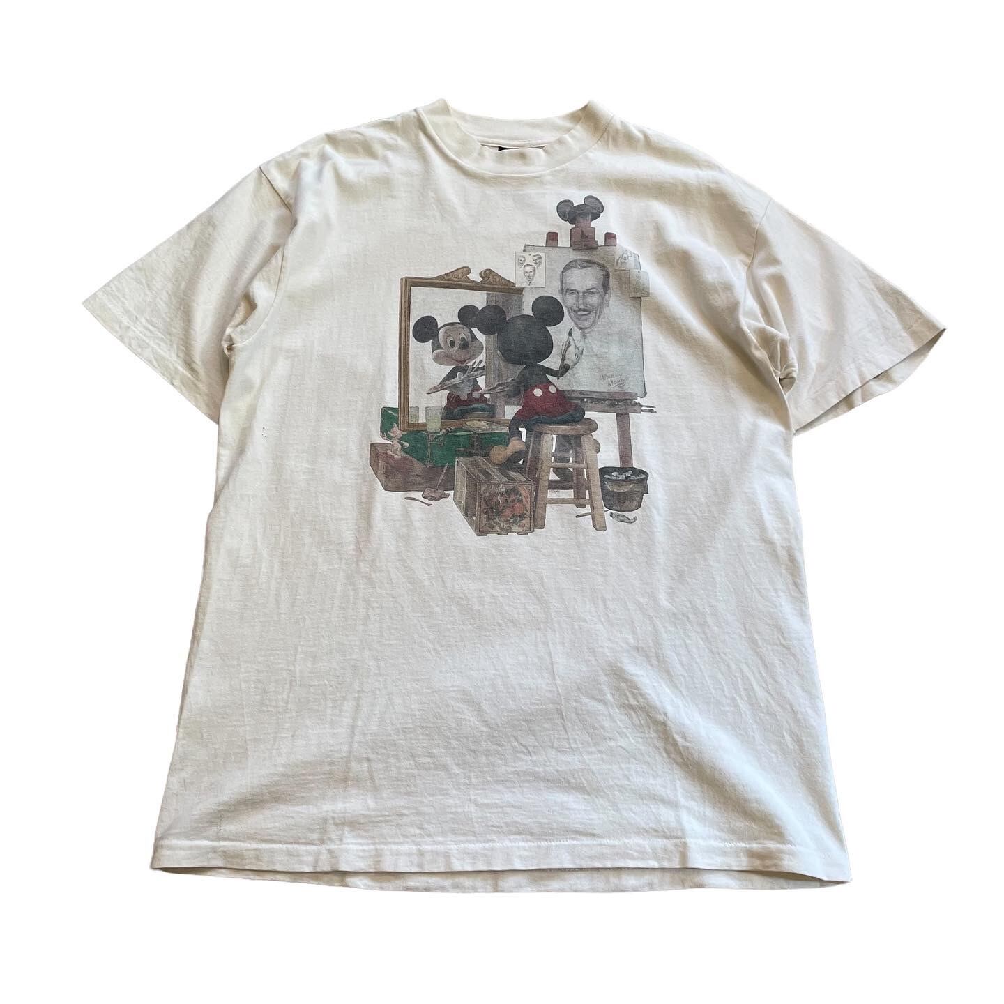 Disney Norman Rockwell parody tee