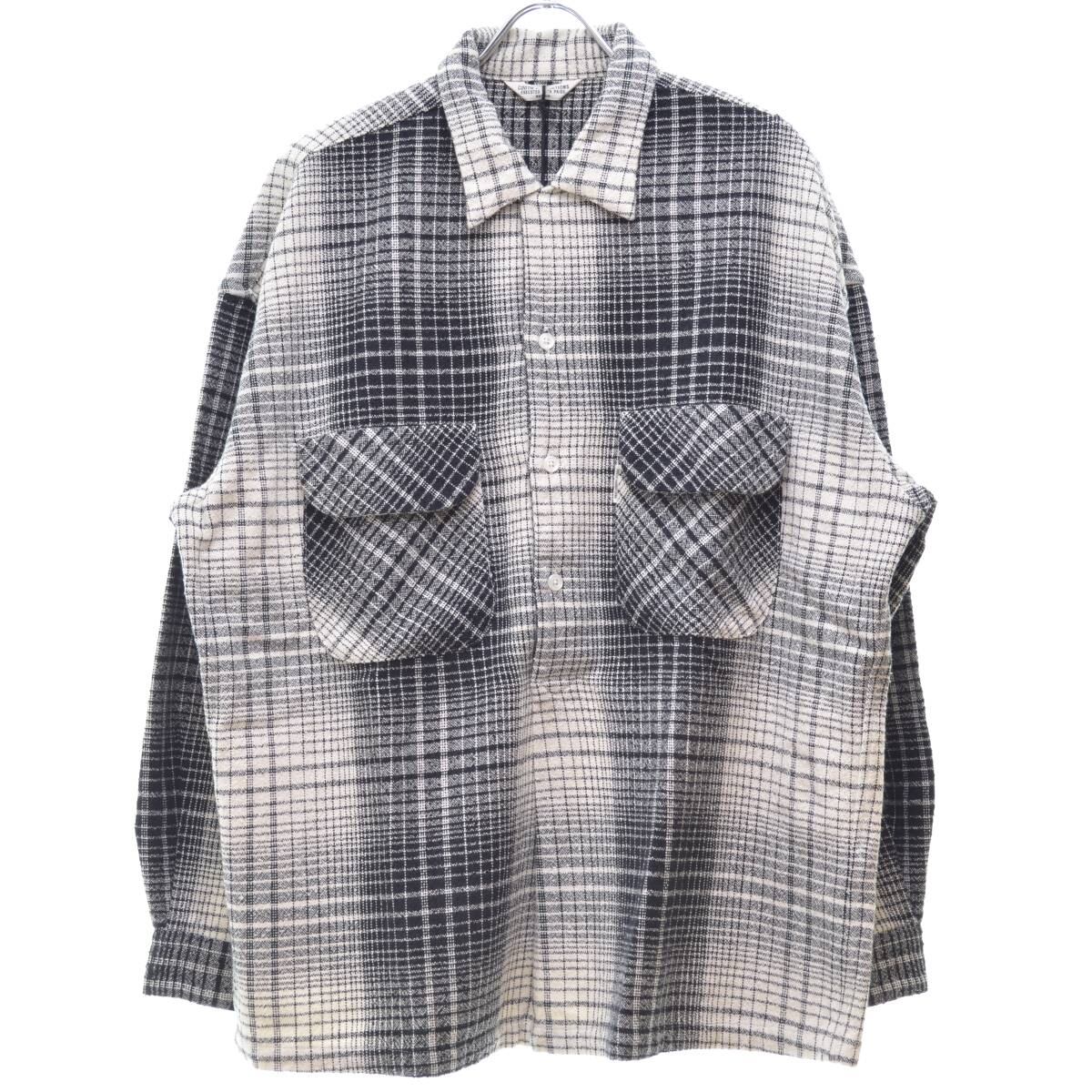 COOTIE / クーティー AWCTEA Ombre Check Open Collar