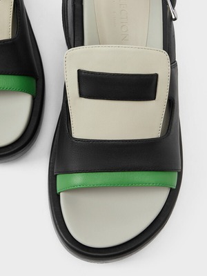 back-strap retro casual sandal 2color【NINE6346】