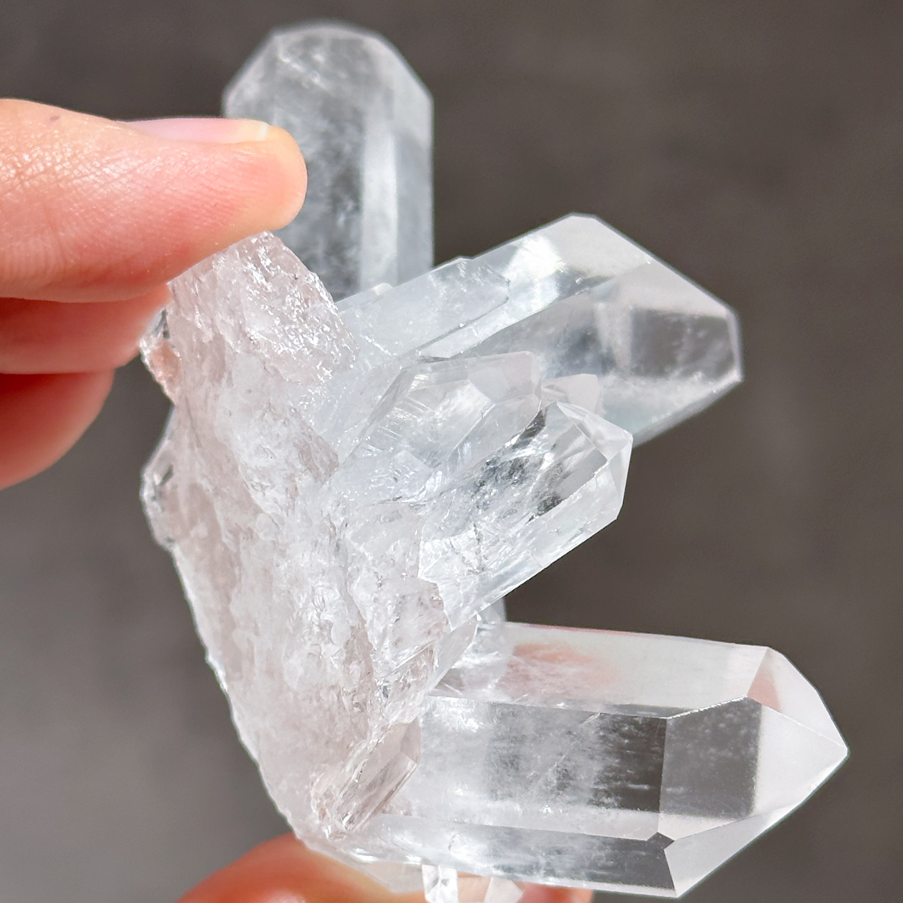 ゼッカ産水晶クリアクォーツ クラスター92◇ Clear Quartz ◇天然石