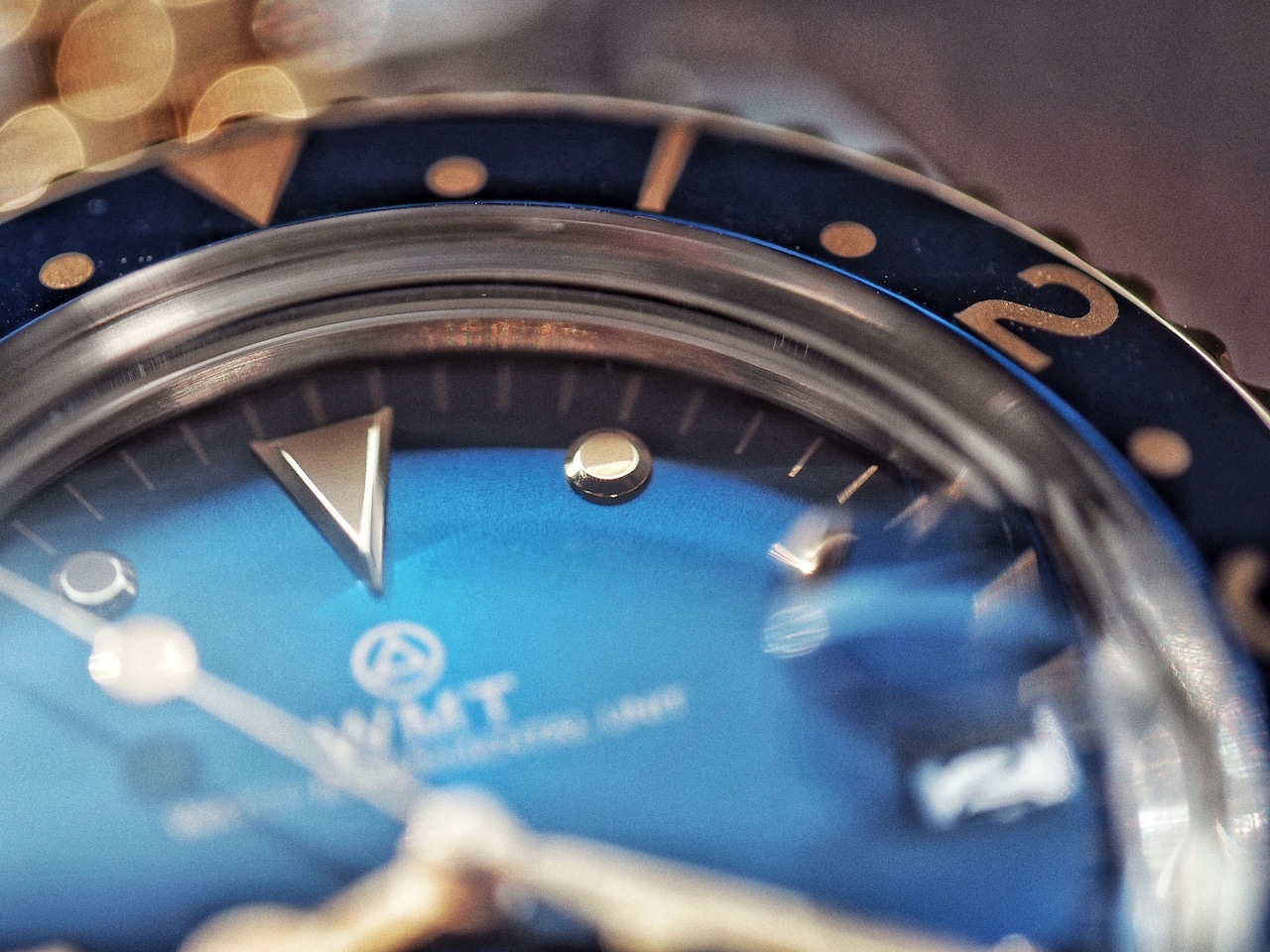 WMT Sanford 2 Tone / Blue bezel Aged Edition
