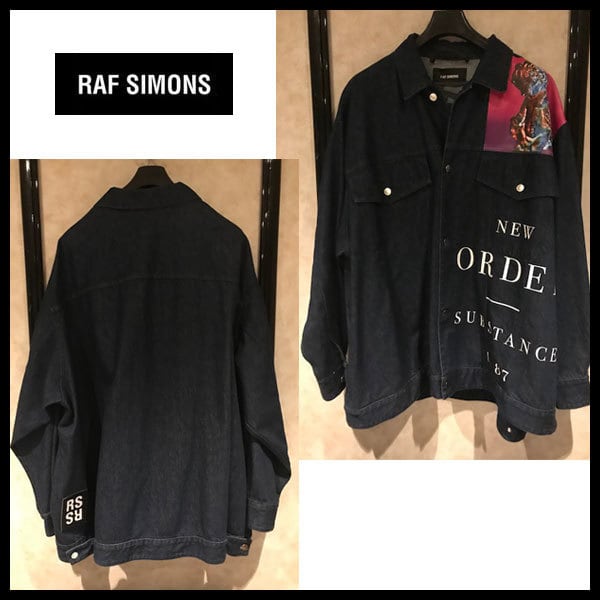 raf simons ラフシモンズ 18ss デニムジャケット