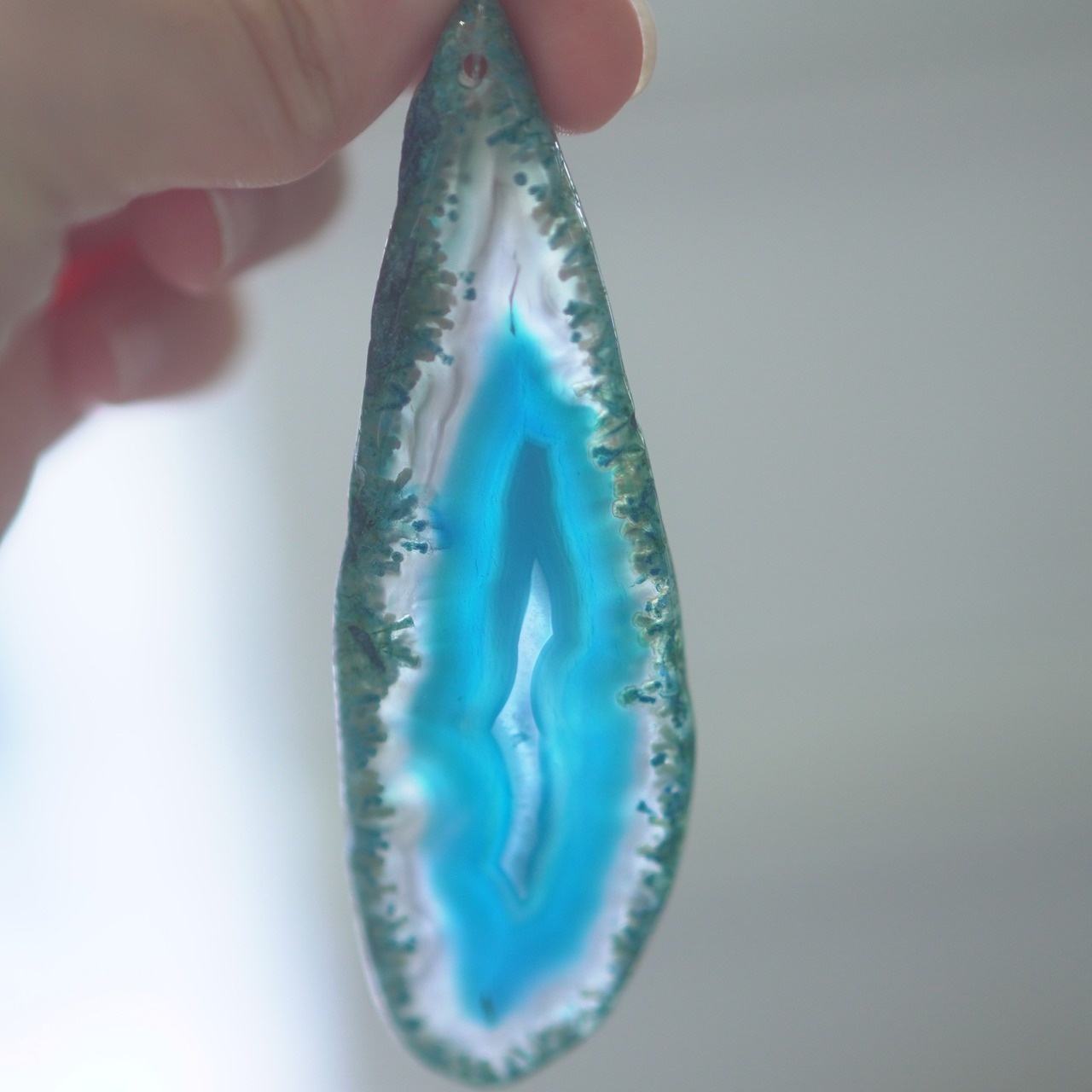 Ice Water 21 - アゲートヒーリングチャイム / Agate Sun Catcher Wind Chime 833